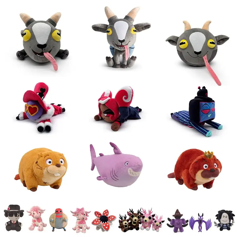 The Amazing Digital Circus Plush Doll Full Collection, Pomni Jax Gangle All Characters Stuffed Toy, Horror Cartoon Anime Plush Keychain Wholesale Gift For Kids Fans