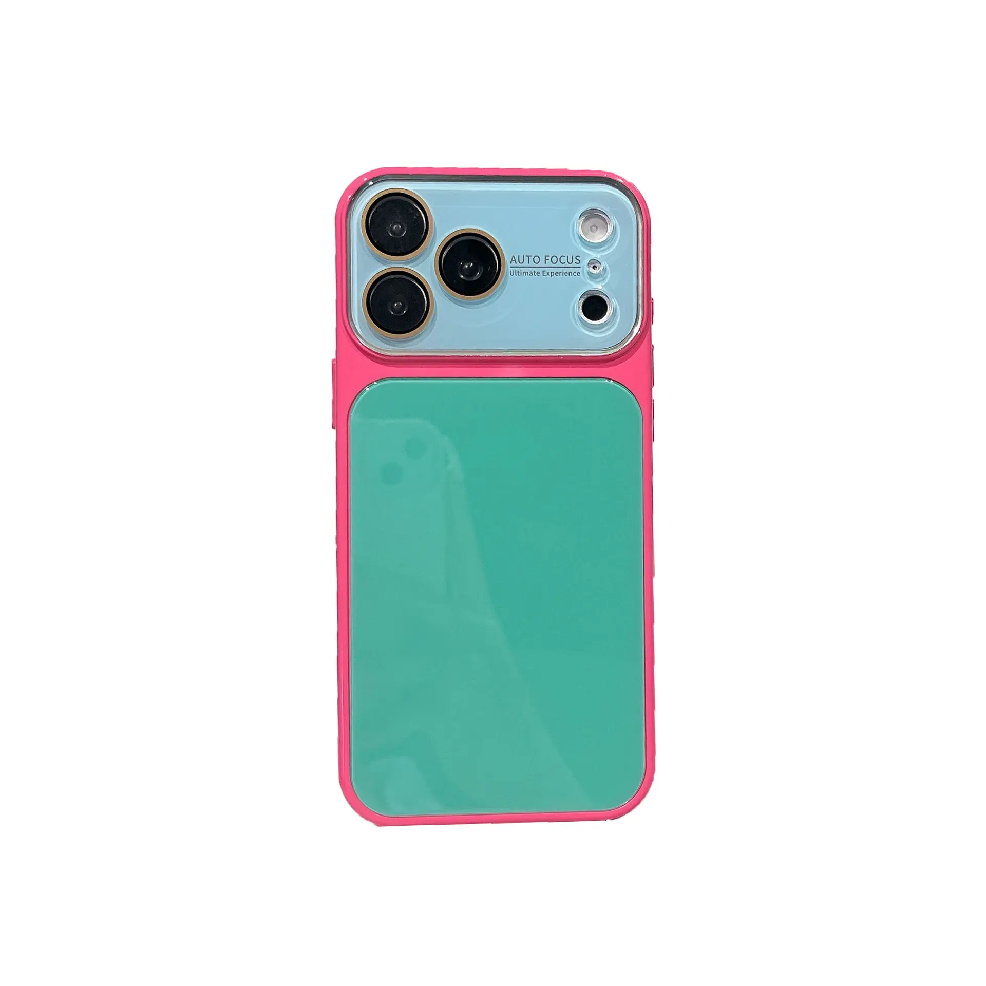 Dopamine color-blocking glass case instantly transforms into 17, suitable for iP17promax phone case, 16pro full cover case, 14/15