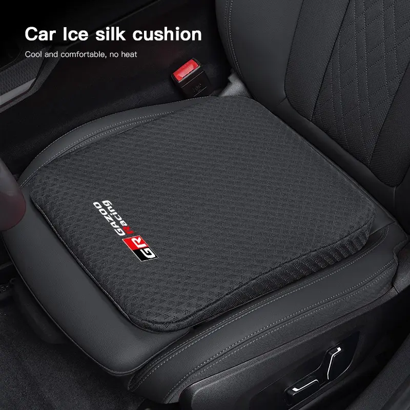 Universal Car Seat Cover Breathable Mat height increase Auto Cushion Anti Slip For Toyota 86 Corolla Camry Yaris Supra RAV4 Land Cruiser Prado 4Runner Hilux Prius bZ4X Sequoia Tundra Agya Highlander Urban Cruiser Mirai AQUA Fortuner VENZA Aygo Tacoma Harr