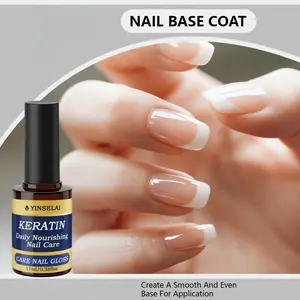 Keratin Nail Care Oil, Daily Moisturizing Formula for Dry and Fragile Nails, Fast-Drying, Easy to Apply, Non-Toxic, Suitable for All Nail Types