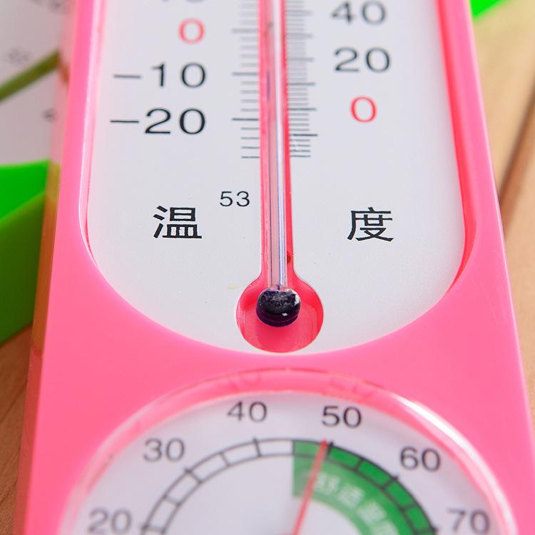 Industrial thermometer and hygrometer for long-term greenhouse indoor and outdoor planting and breeding, mercury-based dry and wet thermometer