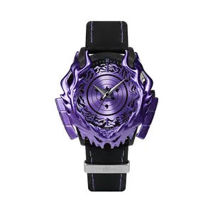 Naruto Watch Anime Merchandise Naruto and Sasuke Armor Combination Quartz Watch High-Quality Textured Gift for Someone Stylish Ninja lifestyle fashionable waterproof luxury automatic