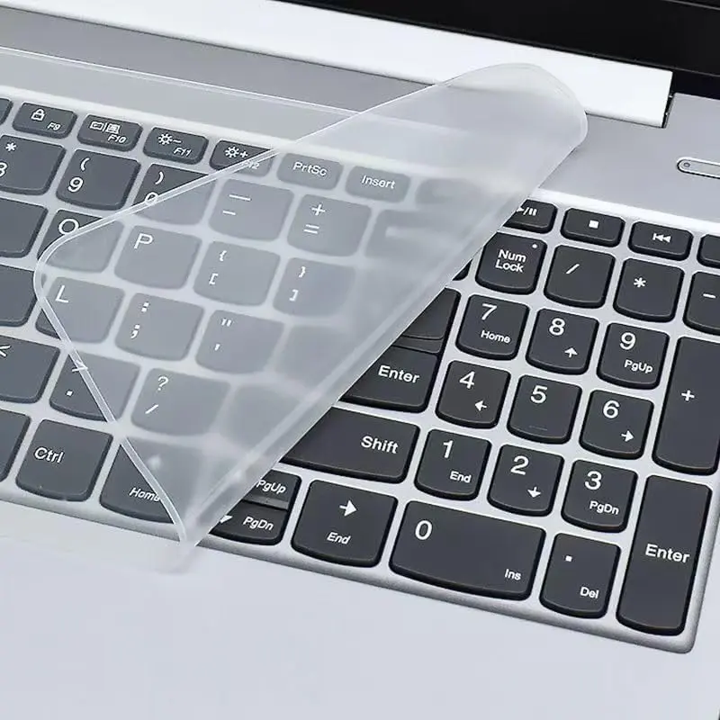 Ultra Thin Keyboard Cover Protector, Compatible with Laptop Notebook 13" 14" 15.6" 16" 17" inch   Keyboard Protector    (Transparent,for 15"-17.6")
