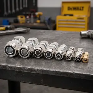 Straight Air Line Fittings for Truck, Heavy Duty Push-in Pneumatic Connectors, High Temperature 4-16mm Tubing Quick Couplers-YY1
