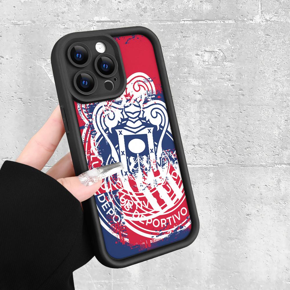 Mexican-Style Club Badge Art iphone Case.Camera Protection, Shock Resistance, And a Non-Slip Matte End. This Lightweight Luxury Design Features UV Printing And Is Compatible with iPhone 17 E Air Pro ProMax iPhone16 15 14 Plus 13 12 Mini 11 X XS XR