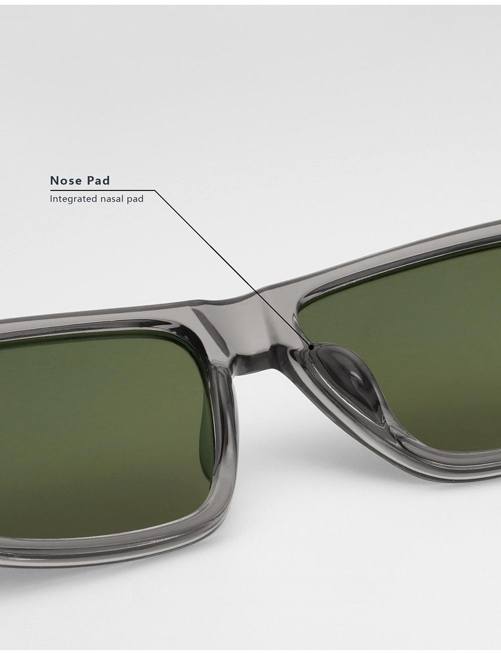 2026 new glasses polarized light color-changing square fashion sunglasses sun protection UV protection plastic sunglasses new 7918