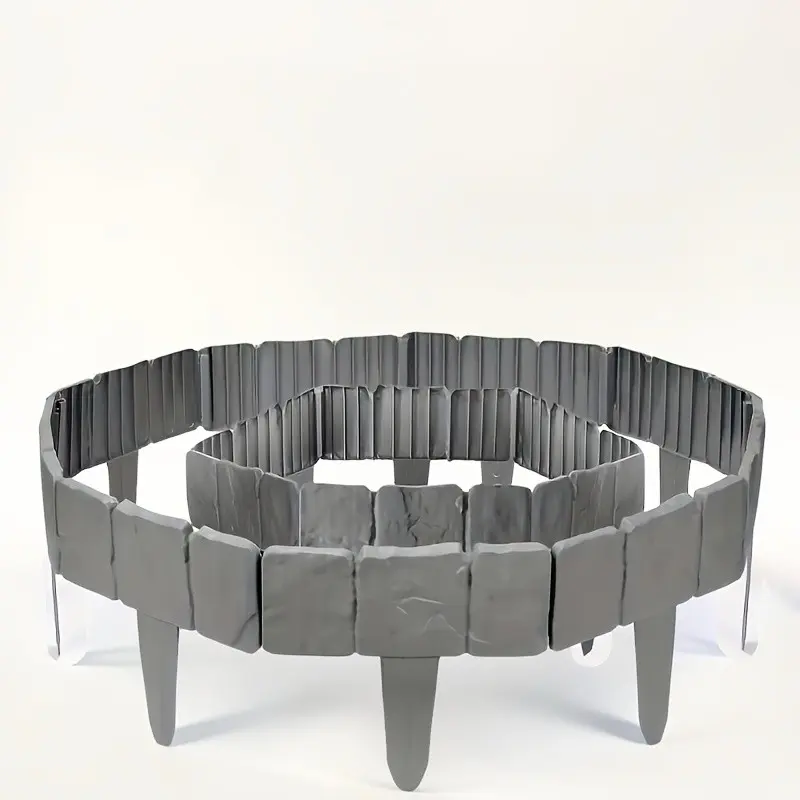 30pcs Plastic Garden Fence Set, Easy Assembly Outdoor Villa Courtyard Decorative Small Fence, Lightweight Durable Gardening Barrier