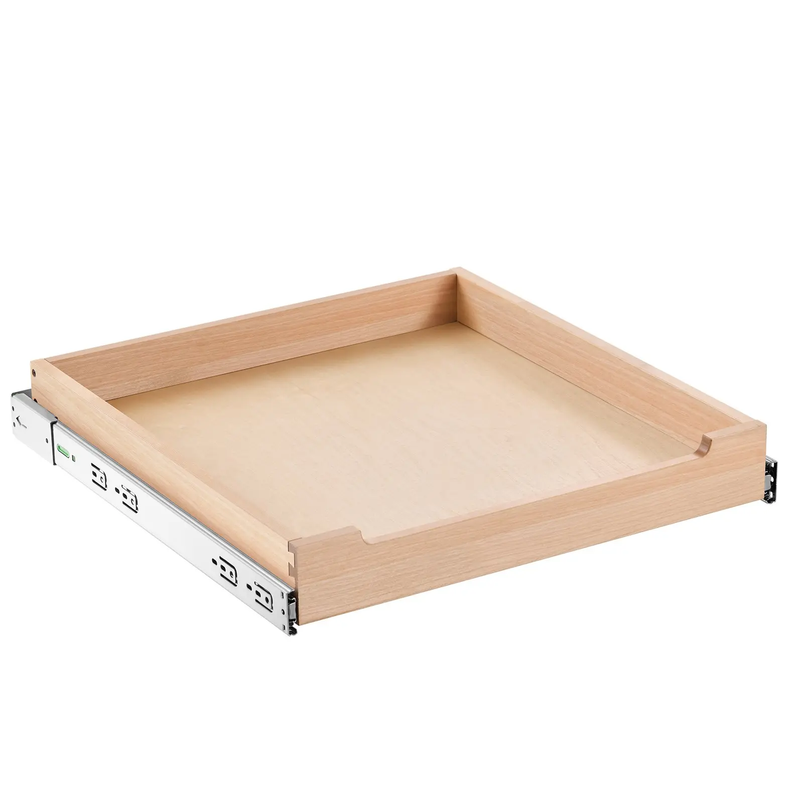 VEVOR Pull Out Cabinet Organizer, 20"Wx 21"D Cabinet Drawer, Soft Close Slide out Shelf, Heavy-Duty Sliding Wood Drawer, Bottom and Side Assembly Base Cabinet Organization for Kitchen Pantry Bathroom