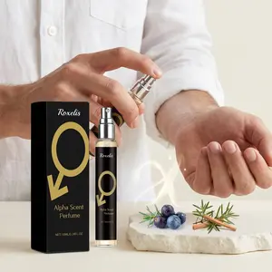 2 Bottles Charismatic Eau De Cologne, Alluring Fragrance, Pheromone Long-Lasting Scent, Enhances Confidence, Elegant Aura
