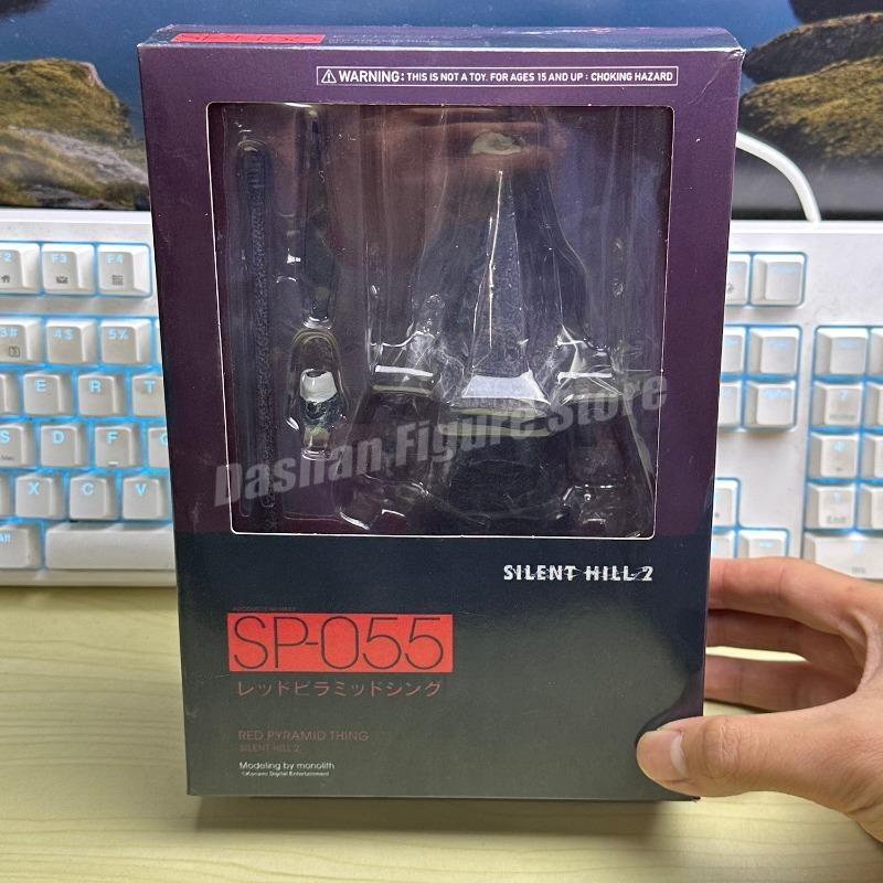 Figma Sp-055 Silent Hill Pyramid Head Action Figure 17cm Red Pyramid Thing Revelation 3D Figure PVC Bubble Head Nurse Model Toys