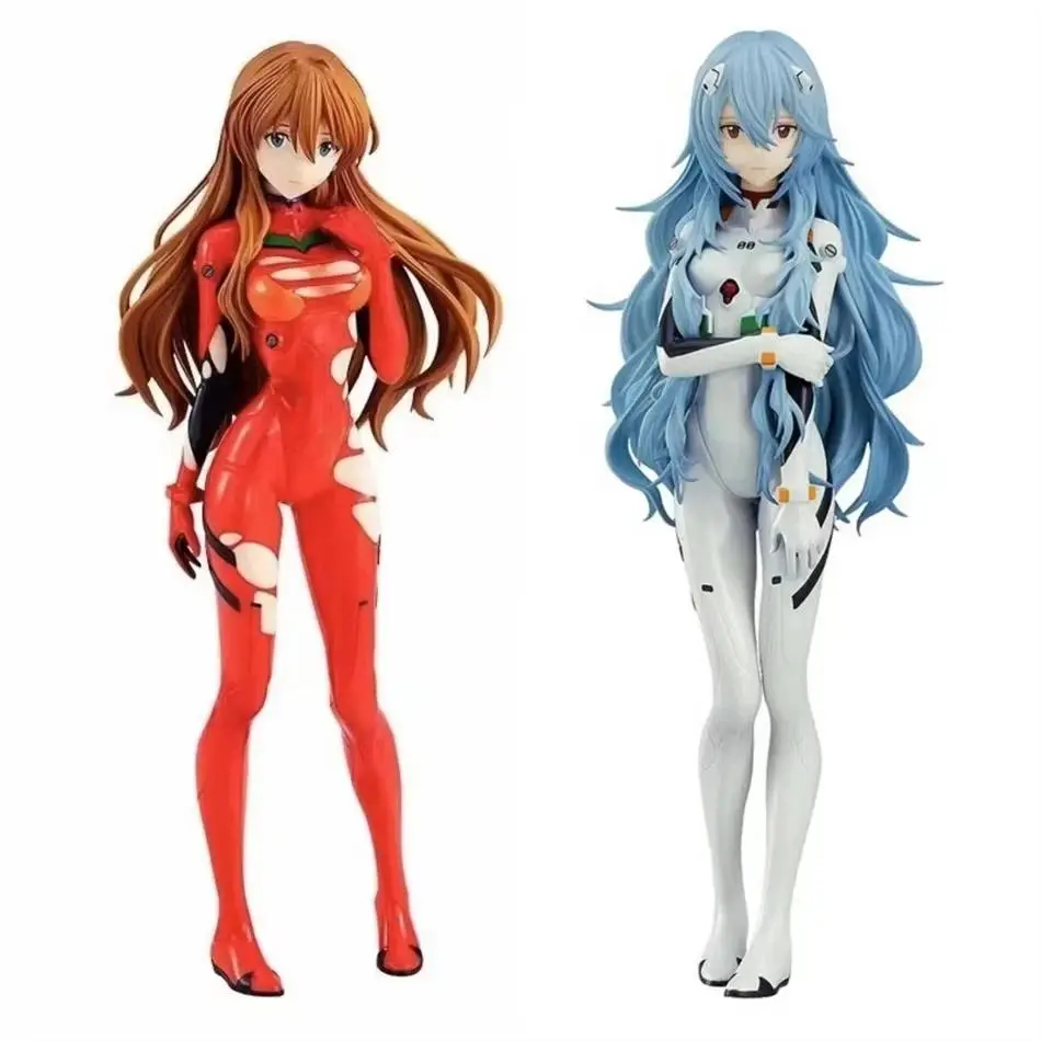 Hot Genesis Evangelion Anime Figure EVA Ayanami Rei Asuka Two-Dimensional Model Chassis Desktop Ornament Gift Doll Toys
