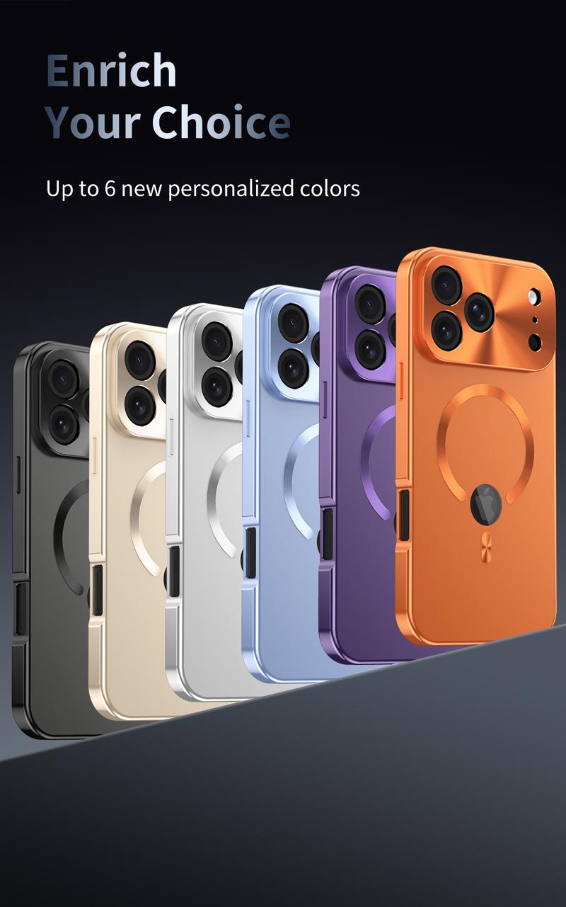 【Metal + Plastic No All Metal】Metal Frame iphone 17 Pro Max Case Purple Full Coverage Privacy Screen Lens Protection Magnetic TPU Back International Warranty Phone Cases phone case 17 pro max 【Metal + Plastic No All Metal】Metal Frame iphone 17 Pro Max Case Purple Full Coverage Privacy Screen Lens Protection Magnetic TPU Back International Warranty Phone Cases phone case 17 pro max