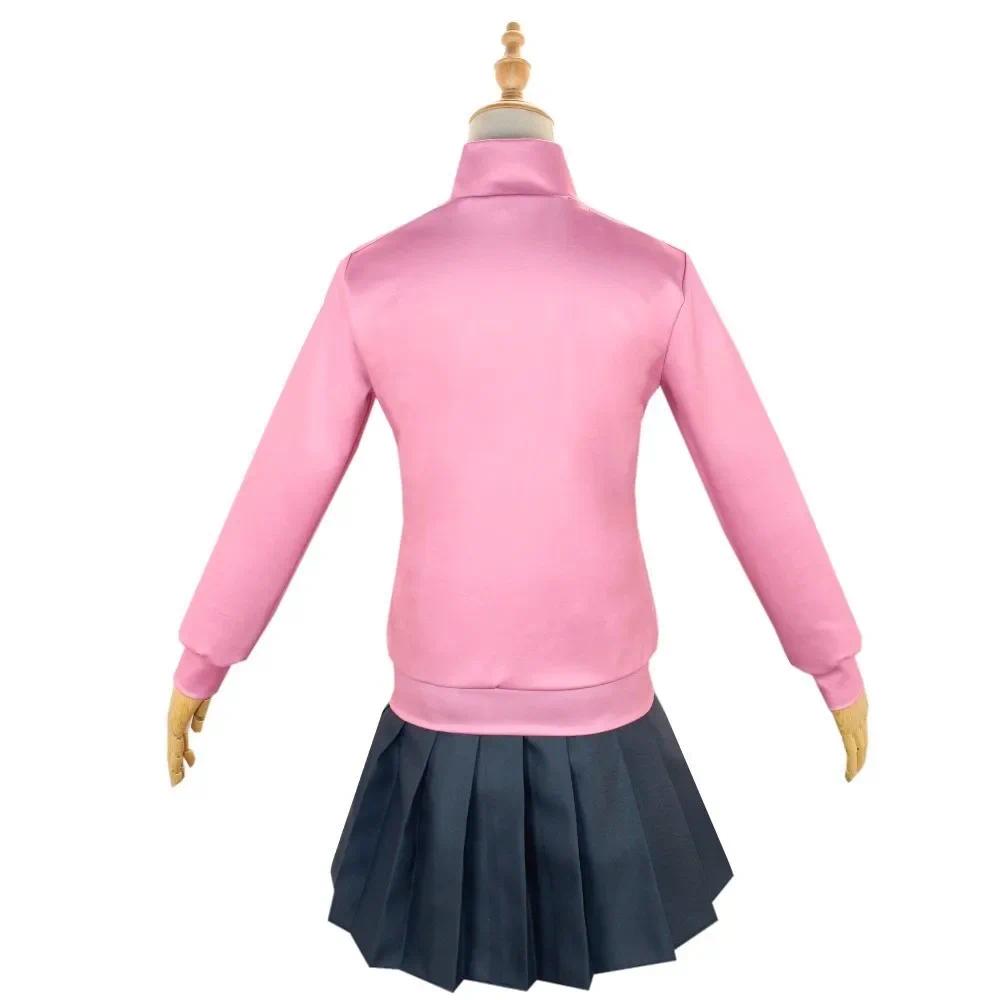 Anime Bocchi The Rock Gotou Hitori Cosplay Costume Gotou Hitori Dress Pink Wig Uniform Jacket Skirt Girls Jk Halloween Outfit