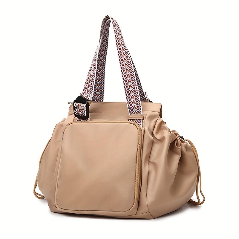 1pc Large Capacity Multi-Functional Drawstring Backpack - Heavy-Duty Gym Bag with Zipper Closure, Spacious Main Compartment & Multiple Pockets, Men, Students, Travel, Work - - Ideal For School, Shopping, Business Trips - Durable & Easy-clean Design