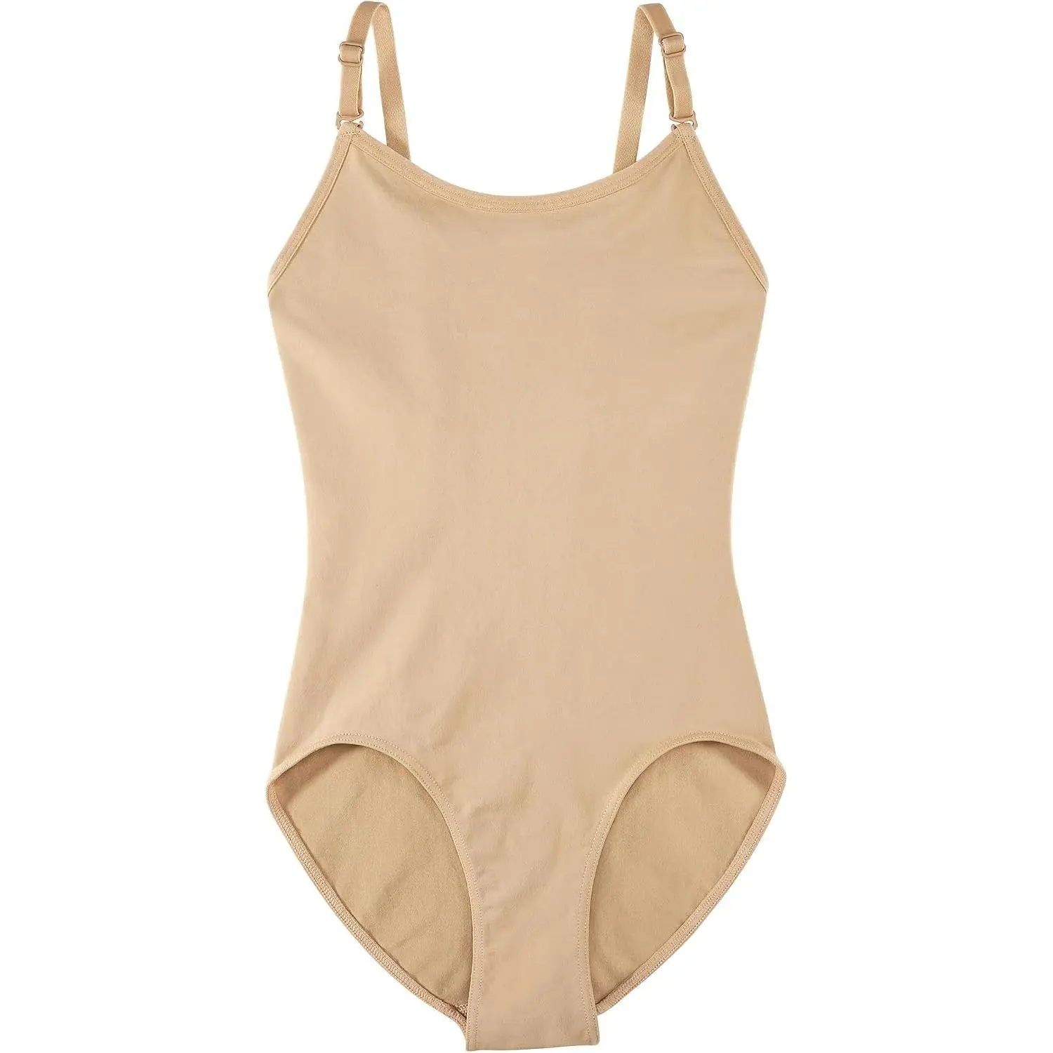 Girls Camisole Ballet Leotard Seamless Undergarment for Dance | Adjustable straps, Nude & clear strap, Soft, Breathable, Comfortable, Ballet, Gymnastics, Toddler, Little Big Kids