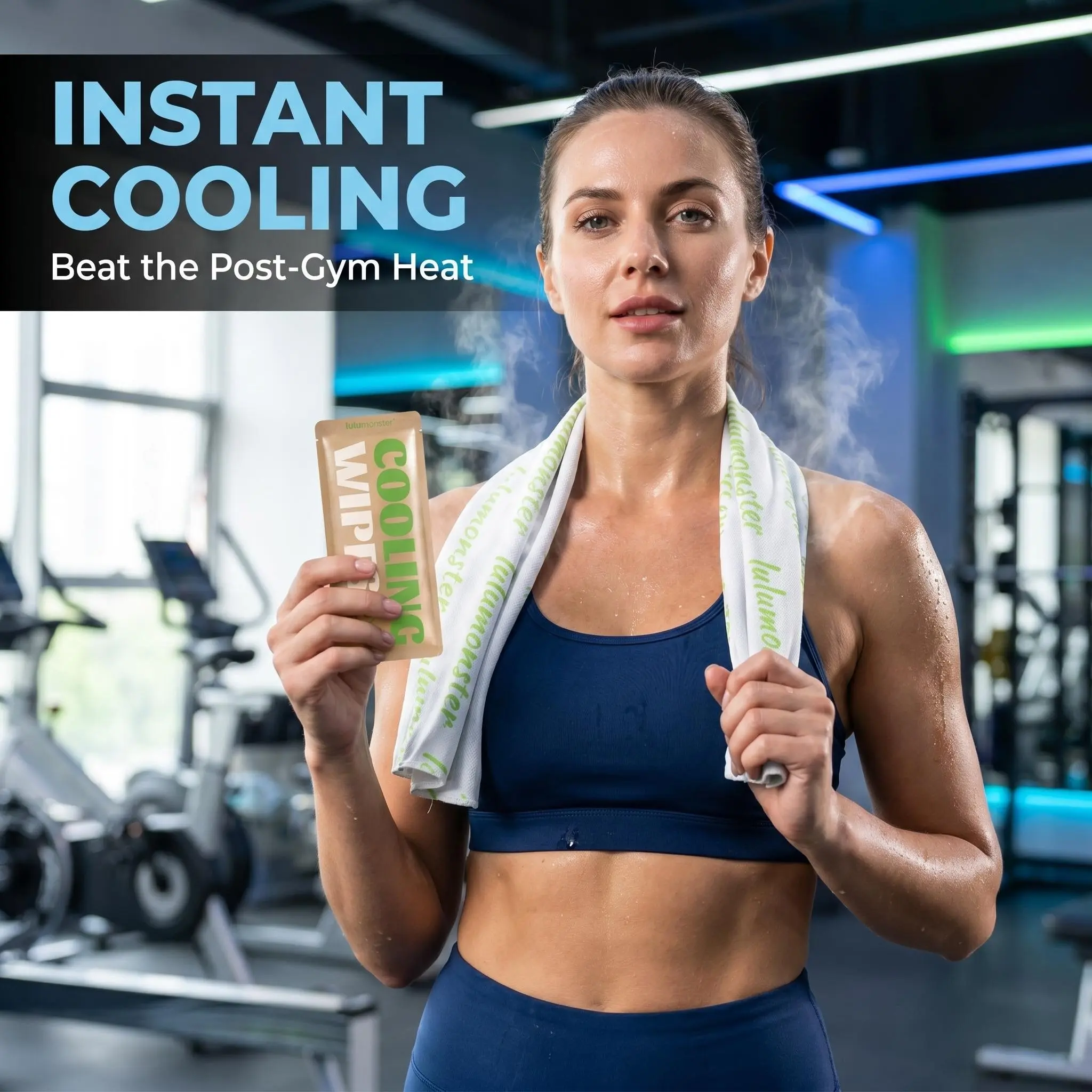 Quick-Cool Wet Wipes Towel, Portable Cooling, Skin-Friendly, Sports Outdoor Towel, Instantly Cool, Ice Feel, Hygienic, Ph Balanced, Ultimate Comfort, Cooling Towels For Sports