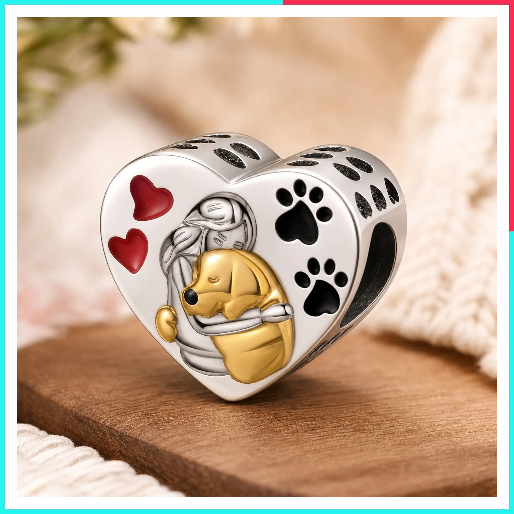 925 Sterling Silver Charm Bead for Bracelets - Silver Charms for Women