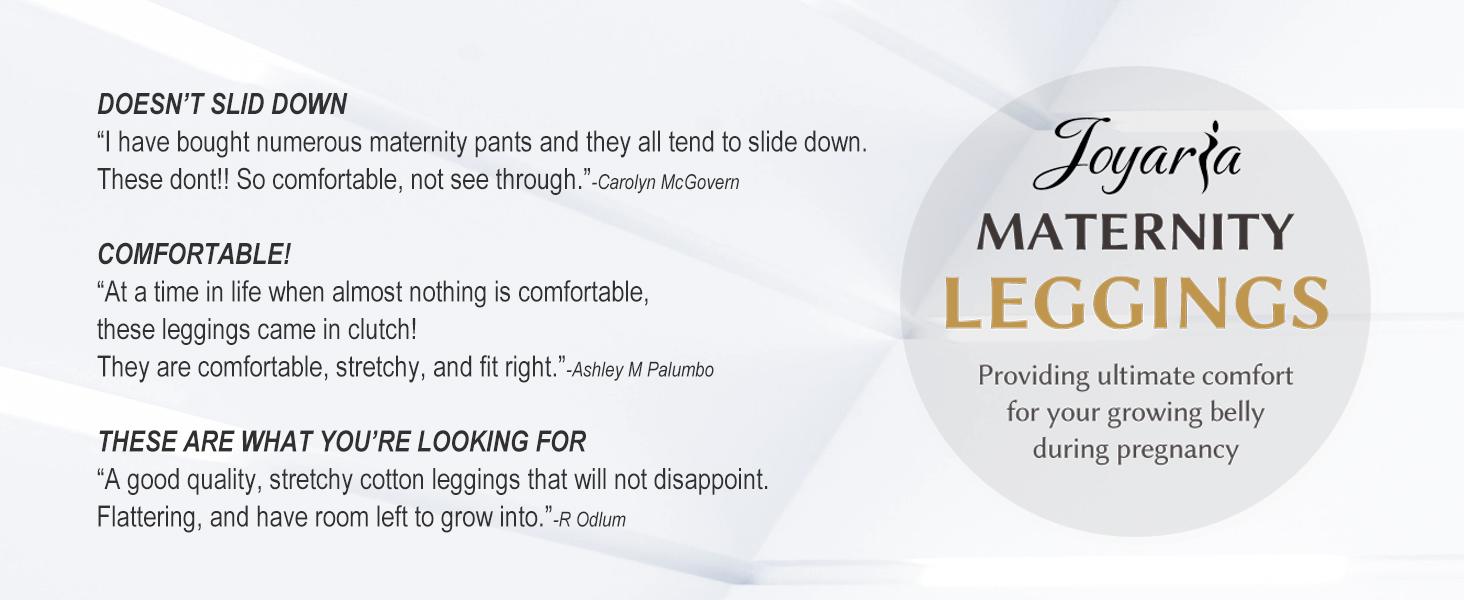 Maternity Leggings Over The Belly Cotton Pregnancy Tight Pants Stretchy Comfy Yoga Workout Activewear S-XXL