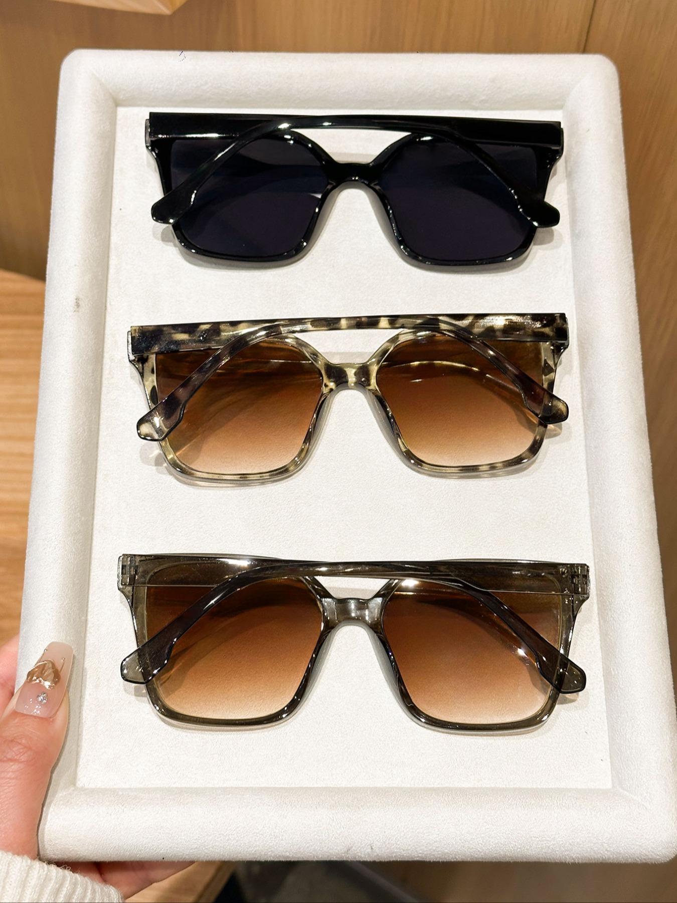 Women's Vintage Trendy Tinted Lens, Retro Casual Full Rim Trendy Styling Sunglasses for Everyday Use, Fashion Accessories for Outdoor Activities