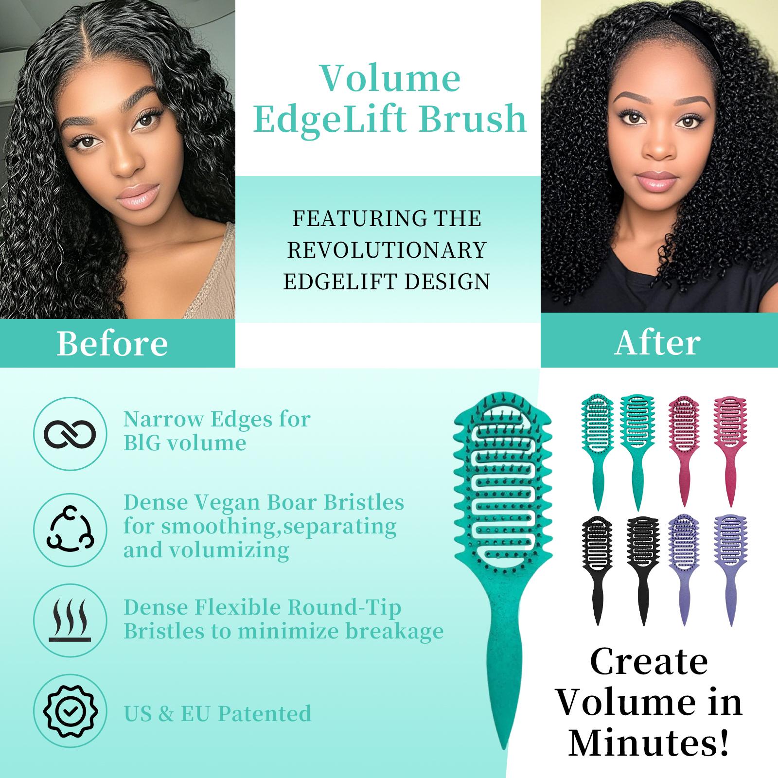 Detangler brush for women and detangler brush for kids,detangling hair brush Cherry Blossom wavy thermal brush dandruff remover comb curl defining brush birth comb for labor bounce curl brush 4c