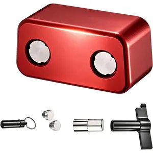 OBD Lock OBD2 Port Locking Tool, Metal OBD Port Protector for Car/SUV/Truck,OBD-II Anti Theft Protector Antitheft Accessories(Red)