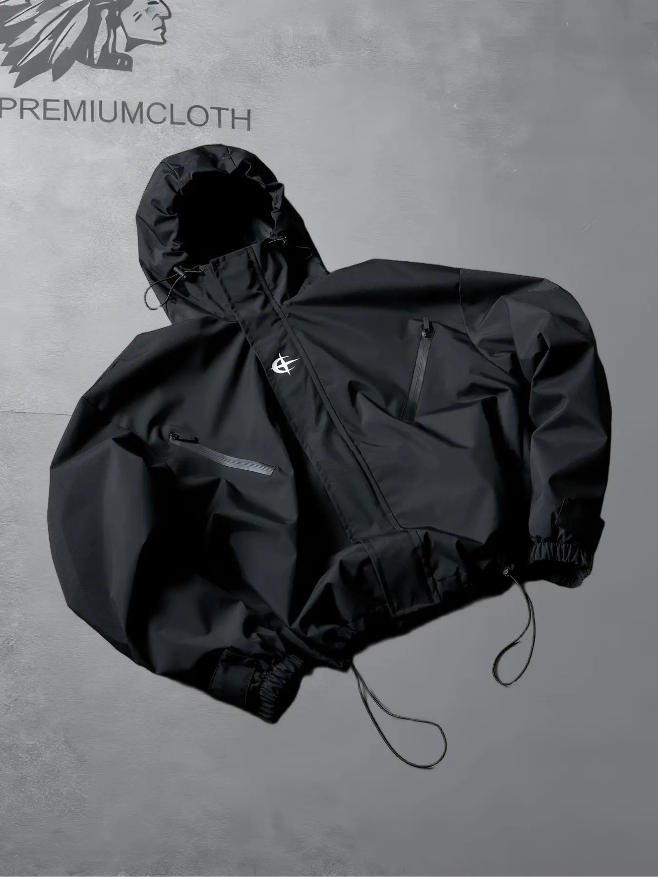 Spring Summer Hooded Windproof Jacket, Lightweight Outdoor Hiking Jacket, Casual Street Style, Zip Pockets, Daily Wear, Waterproof Windproof Outerwear, Wind Resistant Outerwear