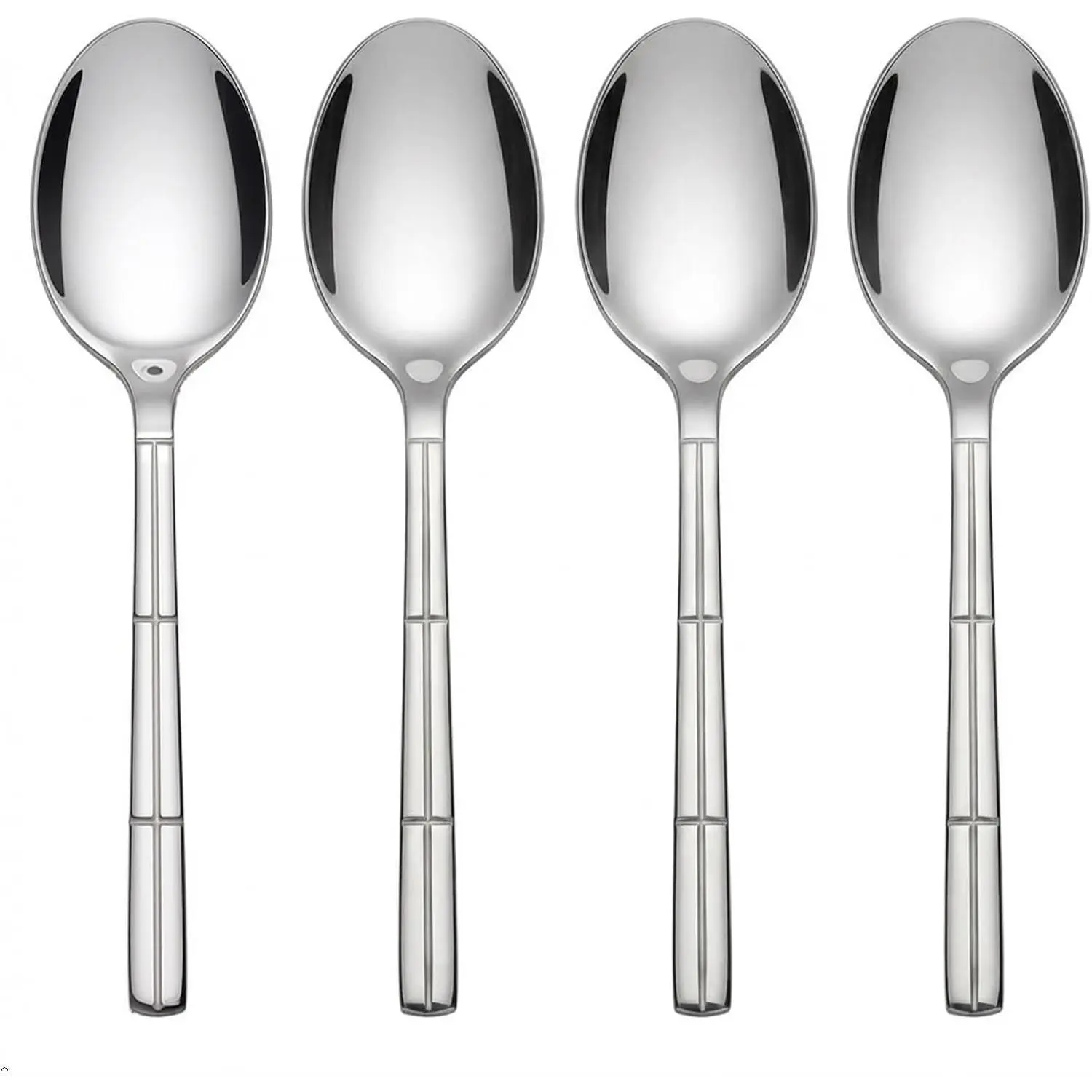 Stainless Steel Flatware Dessert Spoon, Set of 12