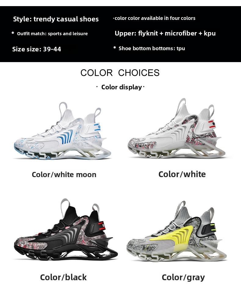 Sneakers That Actually Fit Big Feet Flyknit Running Basketball Shoes (Sizes Up to 13.5)18222