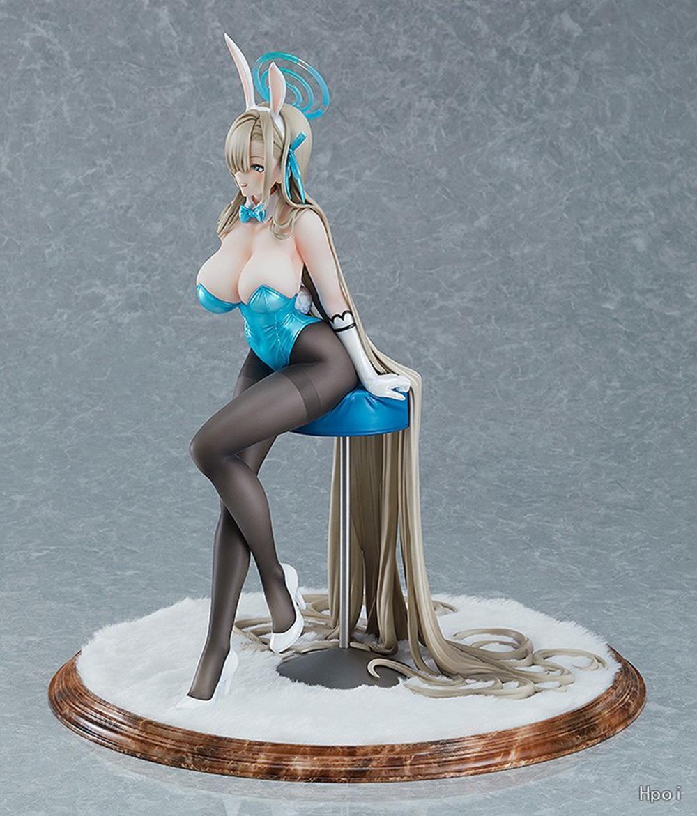 2CM Anime Game Blue Archive Ichinose Asuna Figure Bunny Girl Dress Sexy Animation Model Toys GiftsDecoration Ornaments PVC