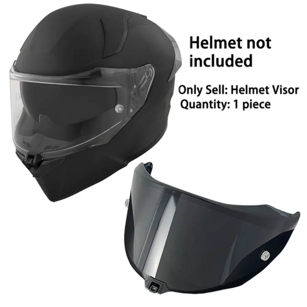 R2R helmet lens visor, for KYT R2R, R2R PRO Helmet Visor, PC material, suitable for motorcycle helmets，motorcycle accessories