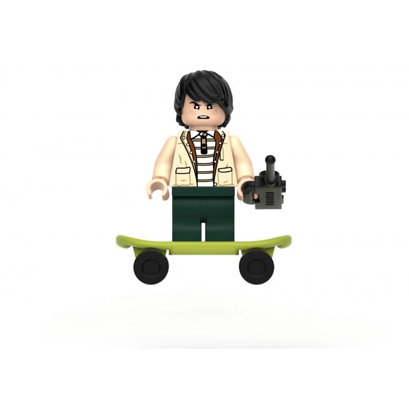 Stranger Things Mini Building Block Figures Set for Fans, 16-Pack Small Brick Assemble Action Figures, Collectible TV Series Characters, DIY Desk Decor Toys