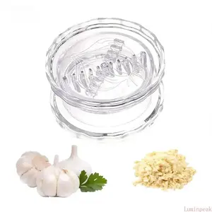 Manual Garlic Twister & Masher, Multi-Functional Grinder for Garlic, Onion, Ginger, Herbs and Nuts, Impact Resistant Durable Gadget for Daily Kitchen Use