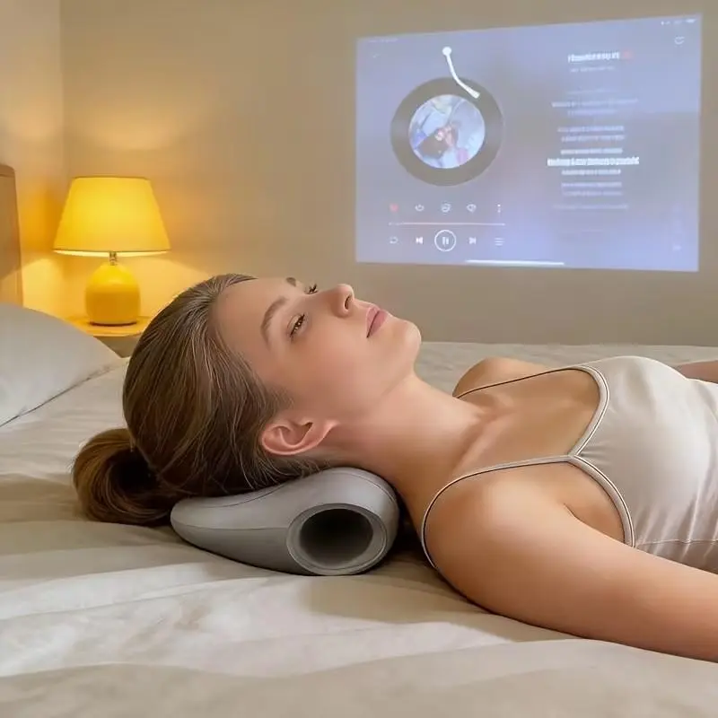 Upgrade Cervical Massage Pillow, Home Use Neck Relief, Acupressure Neck Pillow, Multi-Functional Neck Support, Comfortable and Effective