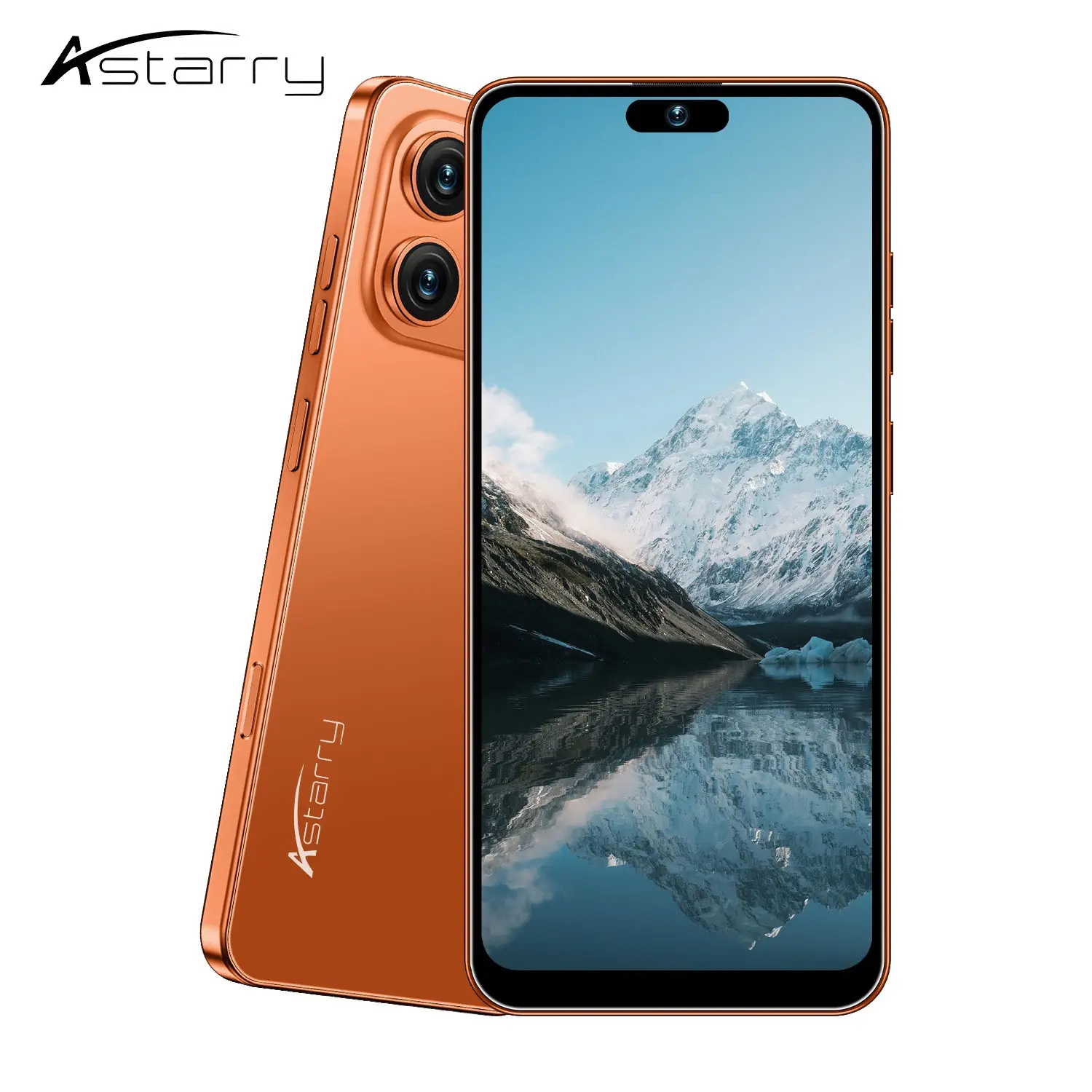 Astarry 17 Pro Max Smartphone Android 12.0 6GB+64GB ROM 6.93 Inch HD Large Screen 16MP+20MP Camera MTK6762 Octa-core Processor 5000mAh Long-lasting Battery Dual SIM Face Fingerprint Dual Unlock