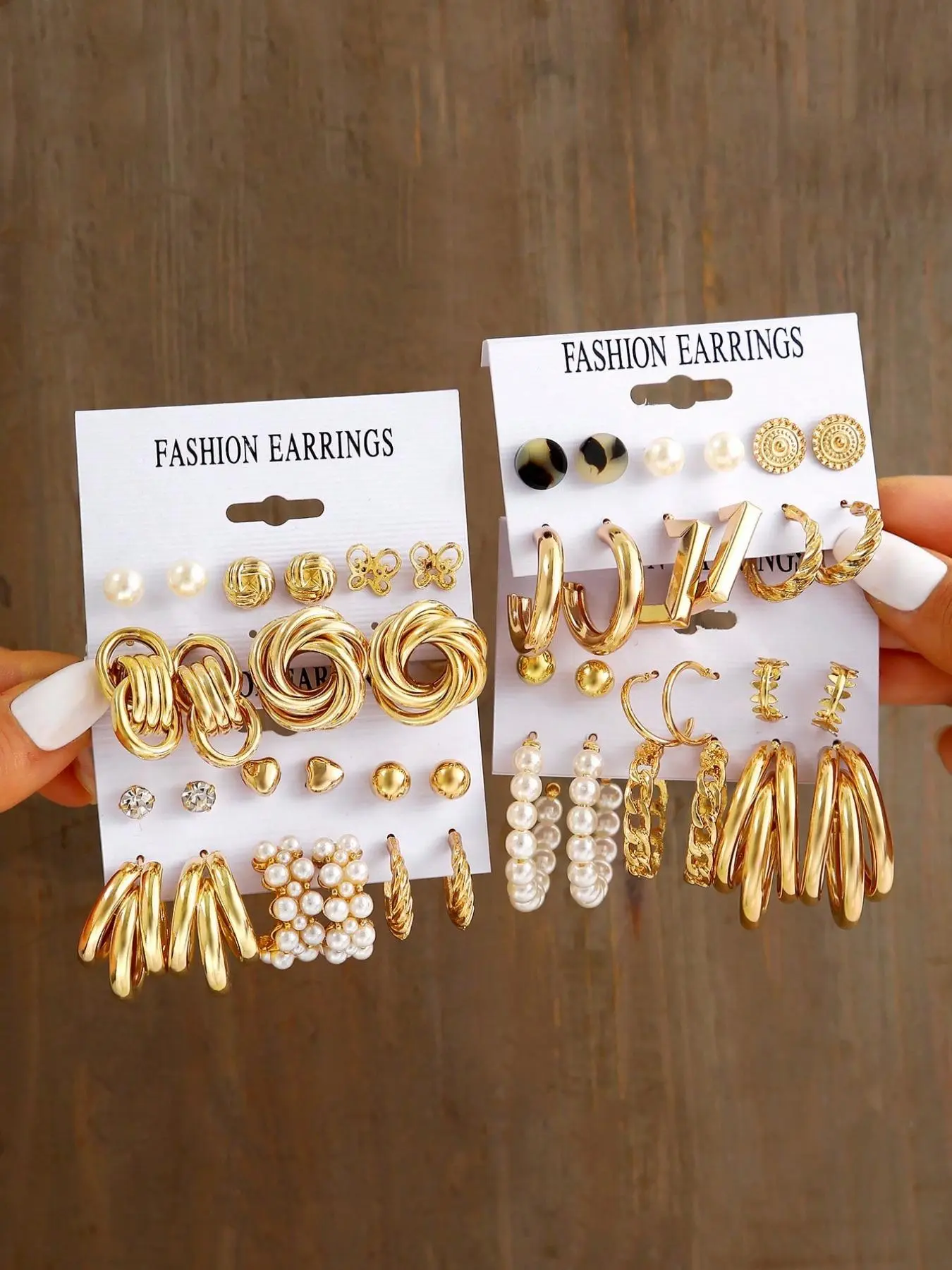 Faux Pearl & Rhinestone Decorated Heart & Butterfly Design Stud Earrings As Gift, 2024 New Dainty Jewelry for Daily Clothing Decor, Party