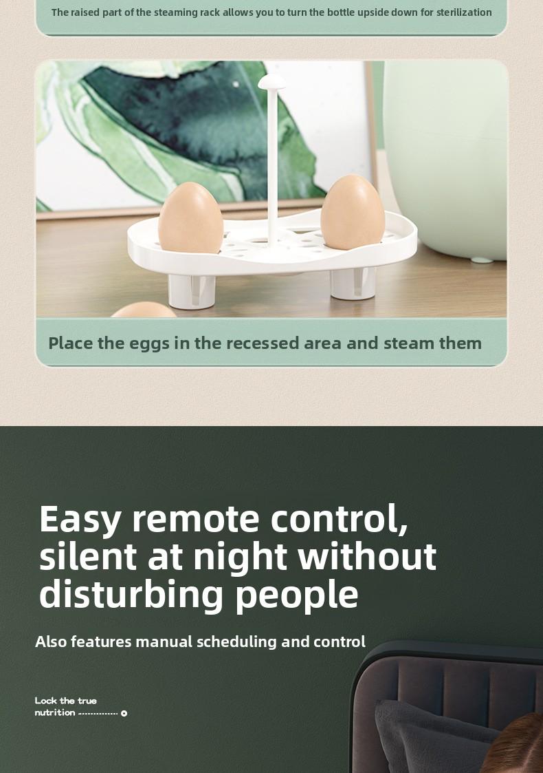 Newborn 2-in-1 bottle warmer for heating breast milk, baby bottle warmer, constant temperature milk warmer, sterilizer