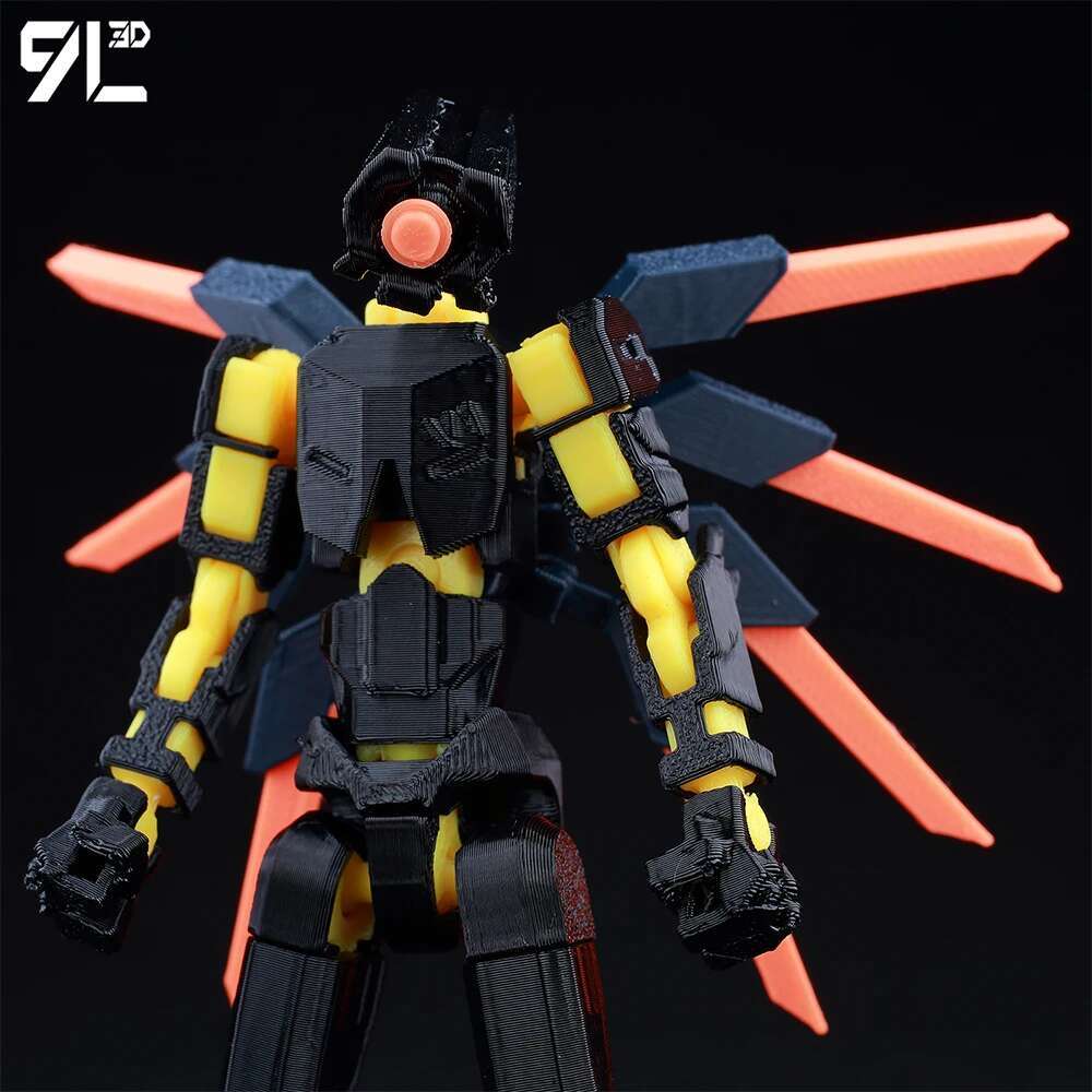 Lucky13 Dummy13 Ultrakill V1 Series Anime Characters-3D Printed Multi-Jointed Deformable Body Posing Model Multi-color Toys Gift