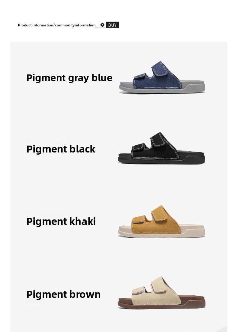 Men's Summer Slippers Outdoor Beach Sandals Breathable Anti - slip Sports Flip Flops High Trendy