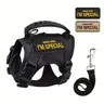 Adjustable Cat Harness with Leash, No Pull Harness, Soft Polyester Mesh Material for Comfort, Escape-Proof Design with Cute 'i'm Special' Sticker, Adjustable Safety Harness, Harness And Leash Set