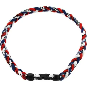 18 Inch Three Colors Fashion Three Braided Rope Tornado Necklace
