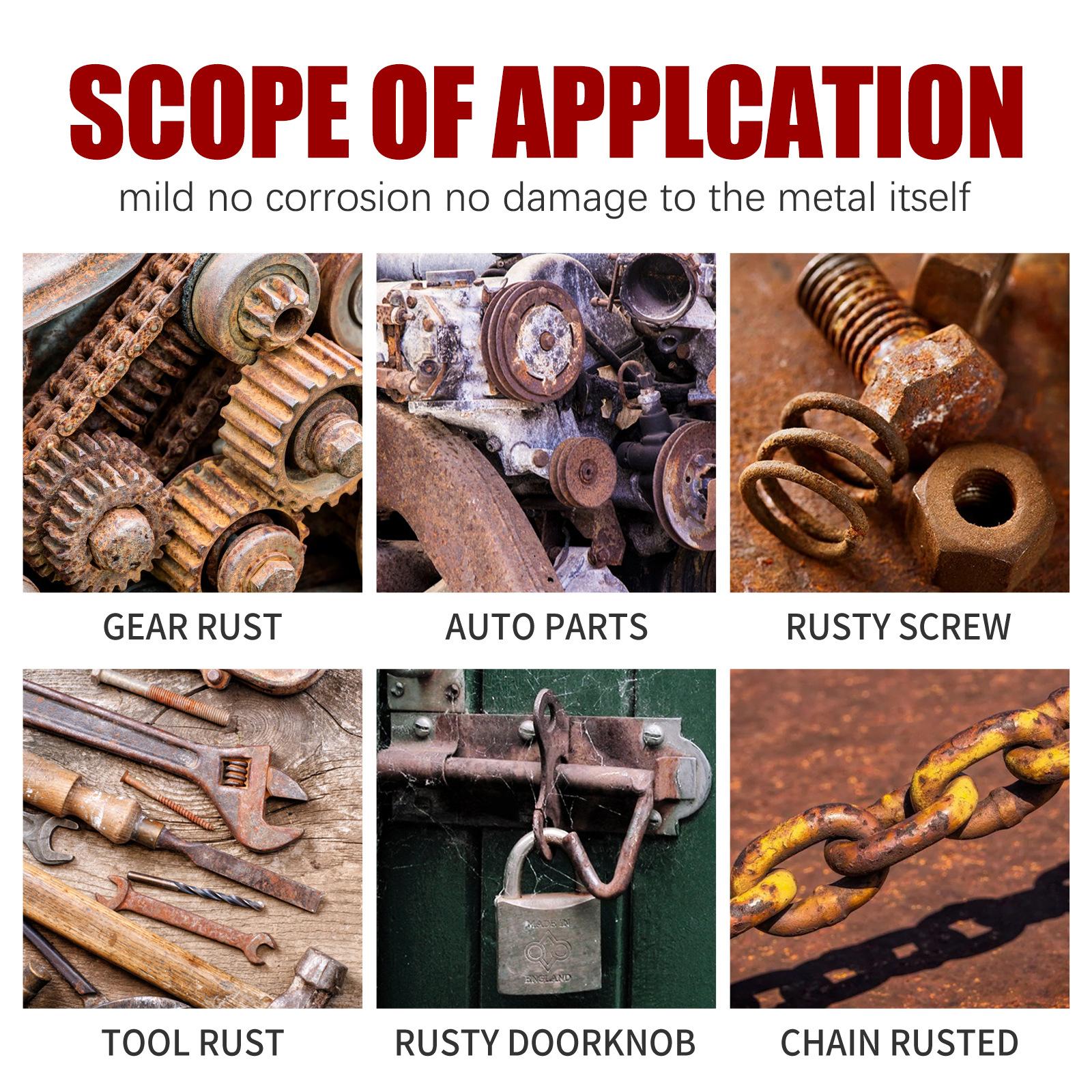 Rayhong Rust Converter, Rust Free Primer Rust Protective Agent For Metal Parts Of Automobile Chassis Corrosion