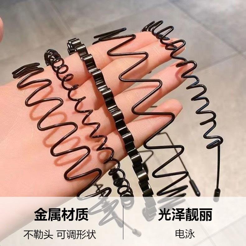 Men’s Invisible Wave Headband – Individually Wrapped, Korean Style, for Slicked-Back Hair, Face Washing & Sports fashionable