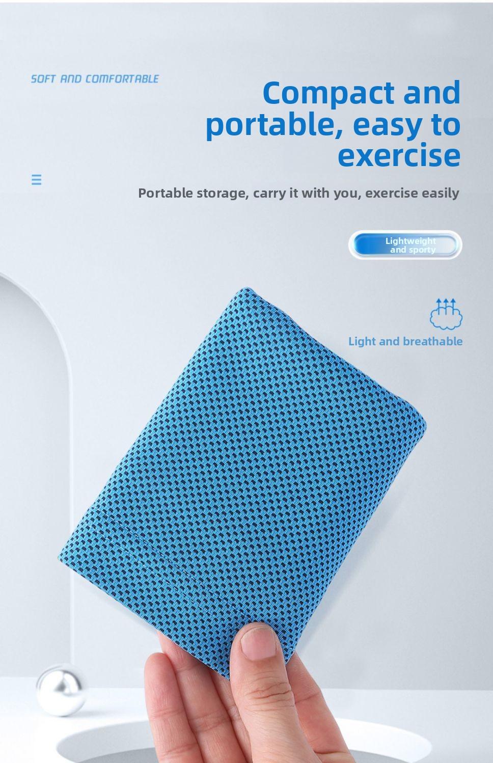 New multi-functional cycling cold feeling ice silk quick drying outdoor sports wrist towel cooling cold headscarf outdoor cold feeling