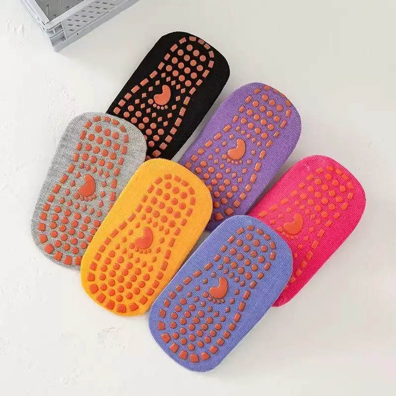 2026 New 5-Pack Toddler Silicone Socks, Non-Slip Grip, Breathable Mesh, Compression Fit, Quick-Dry Sports Socks for Indoor Wear (Trampoline, Gym) Boys & Girls