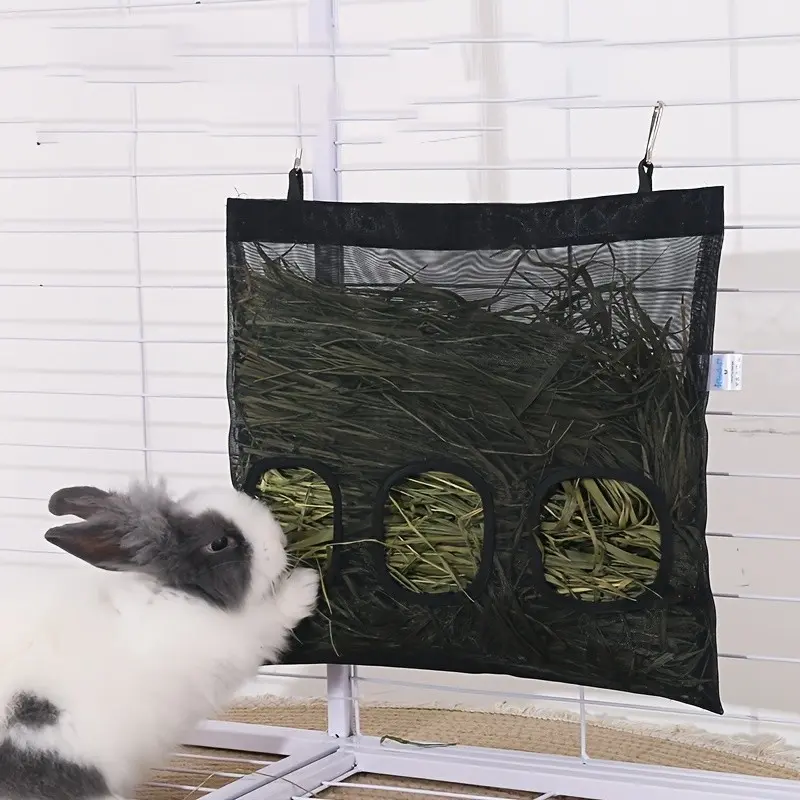 Rabbit hay bag, hay storage bag, can be hung, easy to clean, chew-resistant hay bag