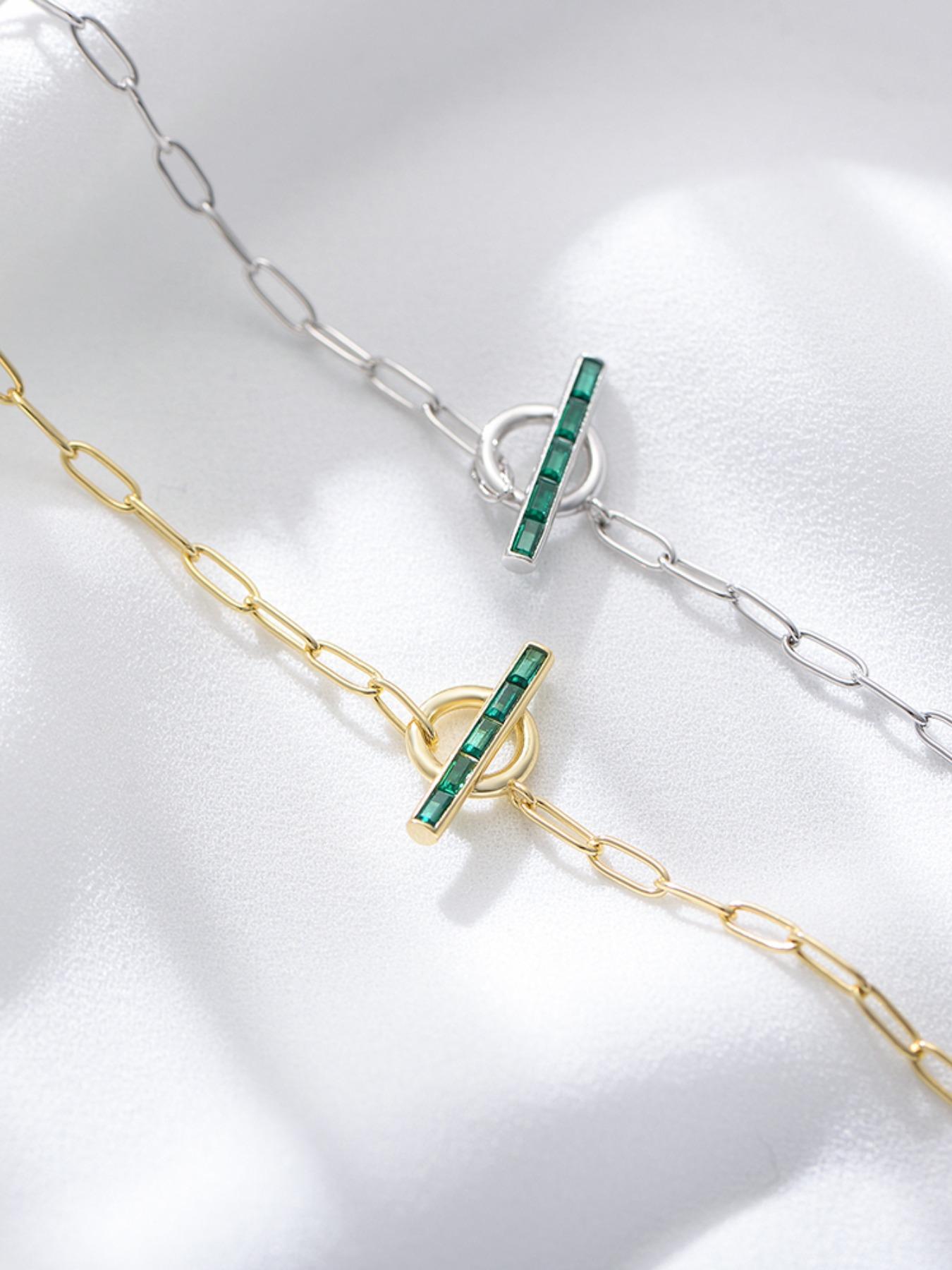 S925 Sterling Silver Women's Elegant Adjustable Chain Bracelet, Exquisite Trendy Minimalist Bracelet, Chic All-match Jewelry As Gift for Girlfriend