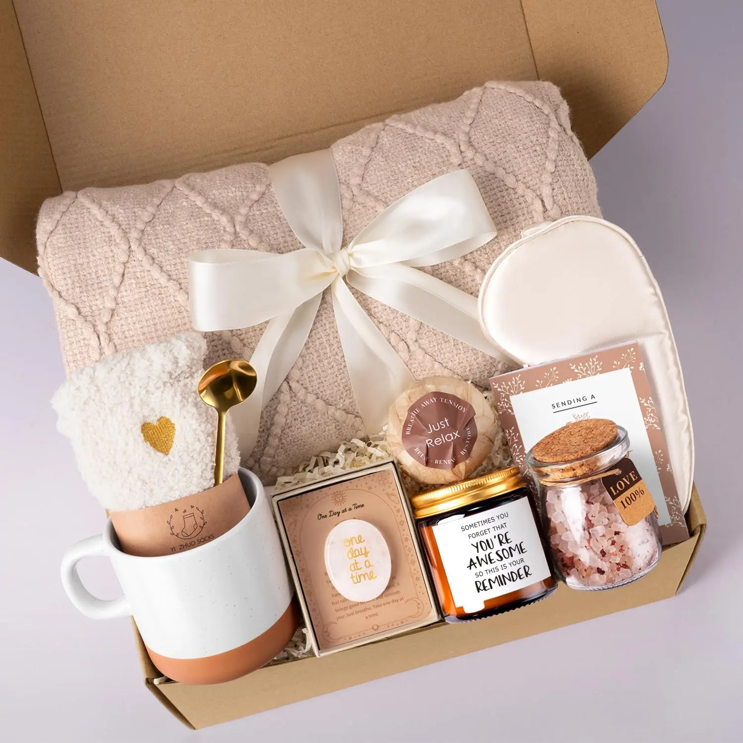 Get Well Soon  Baskets for Women, Get Well Gifts for Mom Self Care Package After   Sympathy Gifts for Loss of Loved , Thinking of You Feel   for Women