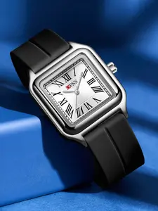 Unisex Waterproof Classic Square Business Casual Watch, Retro Roman Numerals Fashion Watch, Best Gift for Men and Women, Model 7220