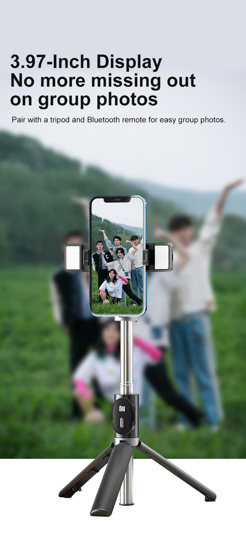Magnetic Phone Monitor | Real-Time Selfie Screen for Rear Camera Vlogging & Live Streaming