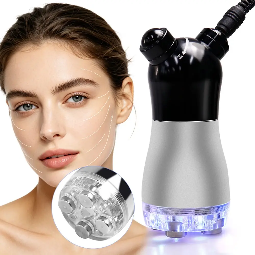 RF Beauty Device, EMS Microcurrent, LED Light Therapy, Electropermeabilization, Home Facial Massager, Mother's Day Gift